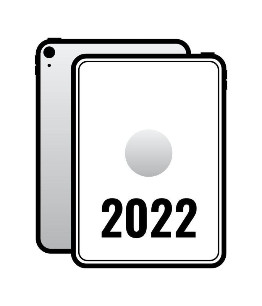 Apple ipad 10.9 2022 10th wifi/ a14 bionic/ 64gb/ plata - mpq03ty/a