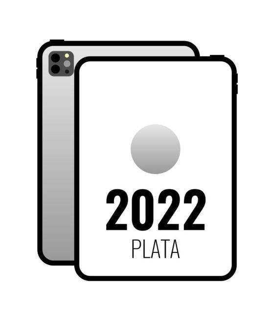 Apple ipad pro 11' 2022 4th wifi/ m2/ 256gb/ plata - mnxg3ty/a