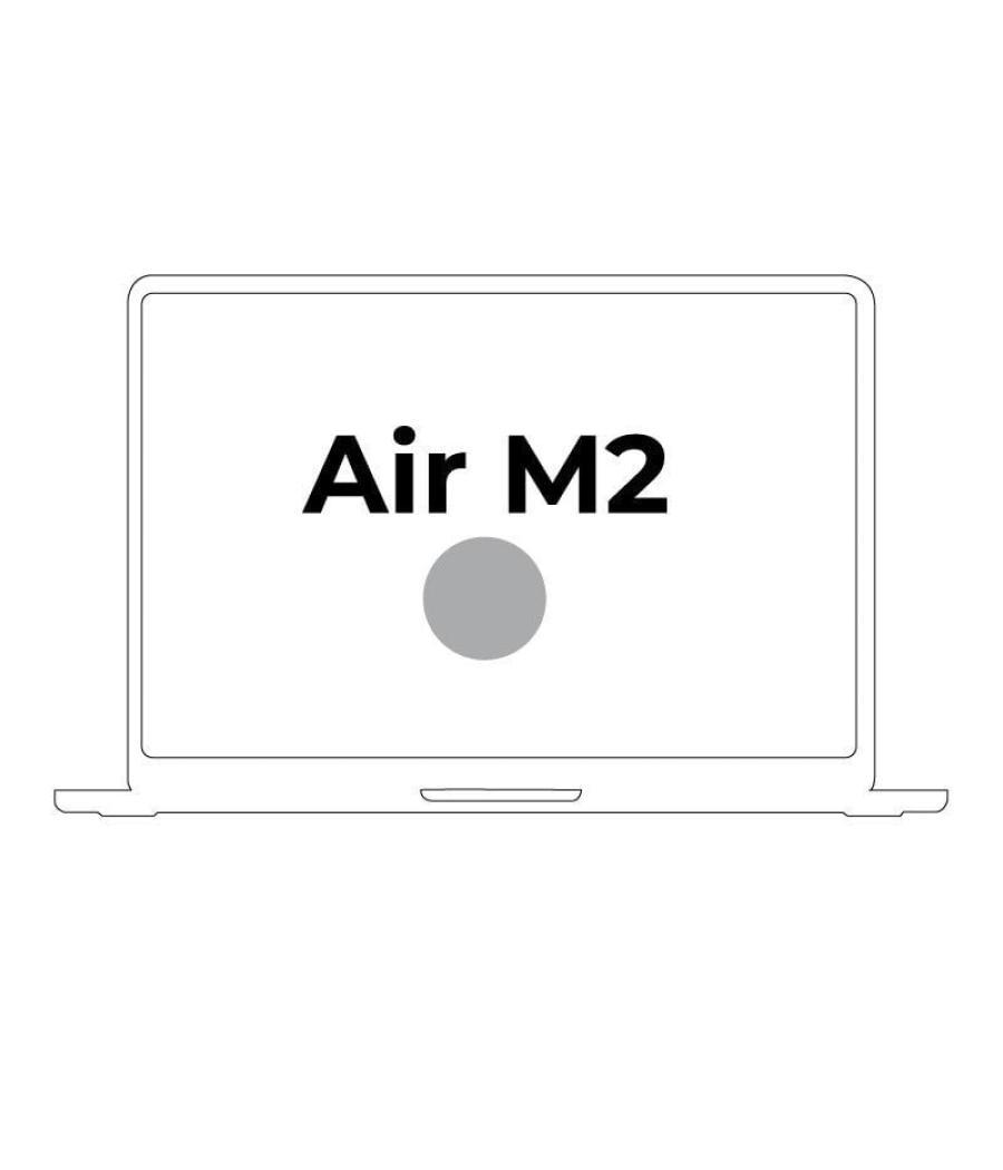 Apple macbook air 13.6'/ m2 8-core cpu/ 8gb/ 512gb ssd/ 10-core gpu/ plata
