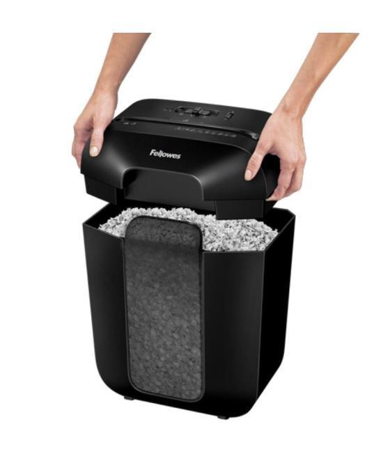 Destructora fellowes lx41/ minicorte de 4 x 12mm/ negra