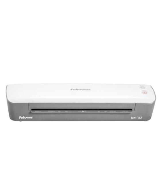 Plastificadora fellowes ion a3/ hasta a3 y 125 micras/ blanca y gris