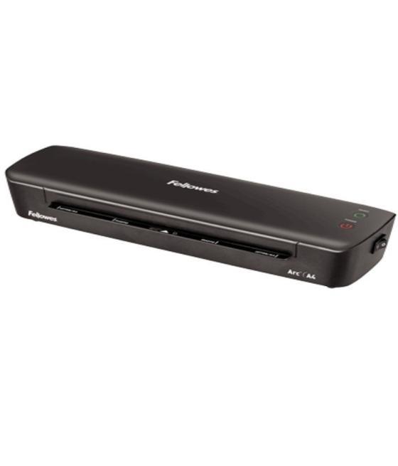 Plastificadora fellowes arc a4/ hasta a4 y 80 micras/ negra