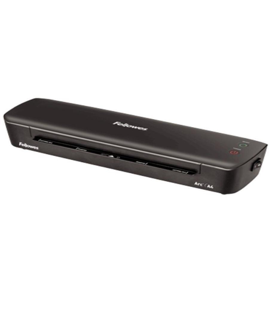Plastificadora fellowes arc a4/ hasta a4 y 80 micras/ negra