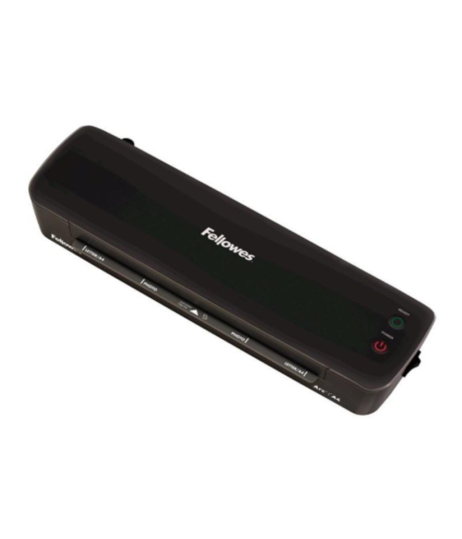 Plastificadora fellowes arc a4/ hasta a4 y 80 micras/ negra