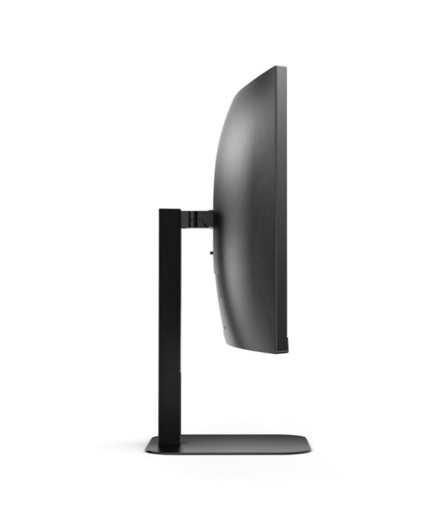 Monitor profesional curvo ultrapanorámico aoc cu34v5cw/bk 34'/ uwqhd/ multimedia/ negro