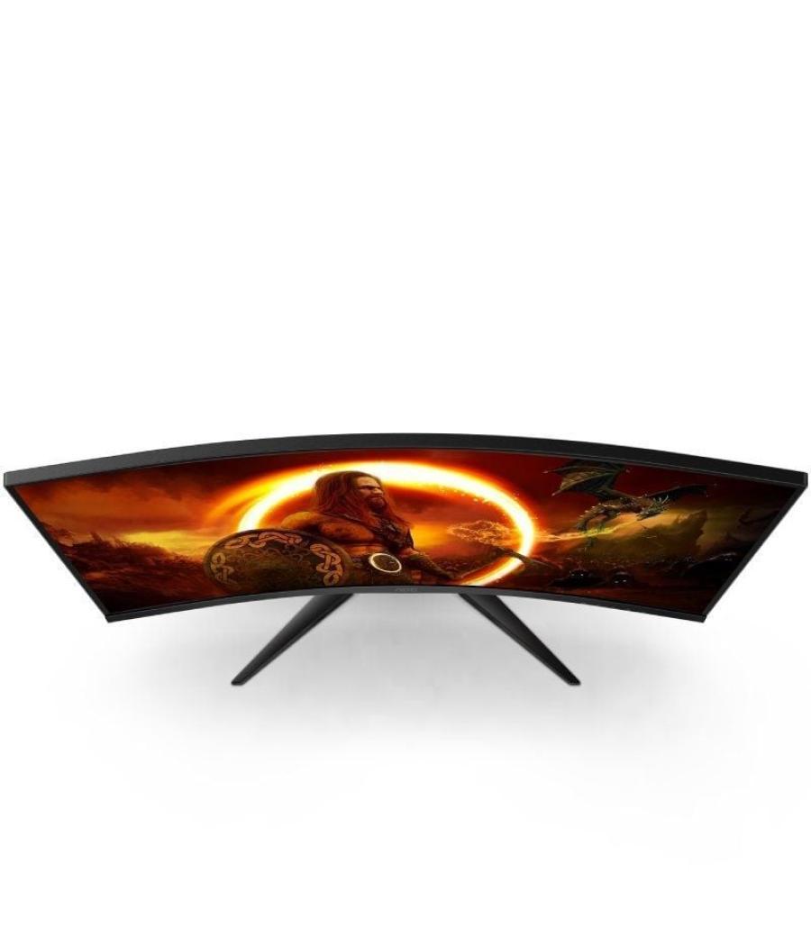 Monitor gaming curvo aoc cq32g2se/bk 31.5'/ qhd/ 1ms/ 165hz/ va/ multimedia/ negro