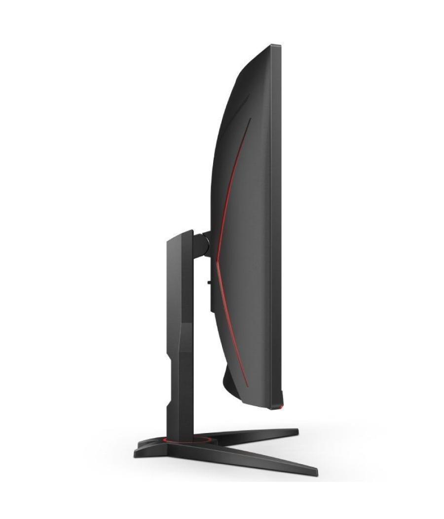 Monitor gaming curvo aoc cq32g2se/bk 31.5'/ qhd/ 1ms/ 165hz/ va/ multimedia/ negro