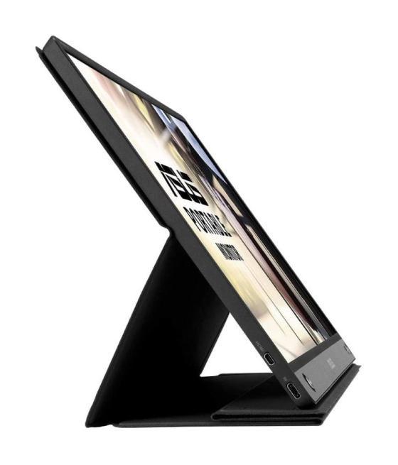 Monitor portátil táctil asus zenscreen touch mb16amt 15.6'/ full hd/ multimedia/ plata y negro
