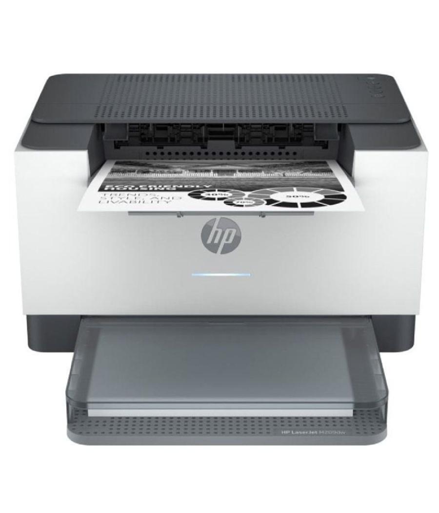 Impresora láser monocromo hp laserjet m209dw wifi/ dúplex/ blanca