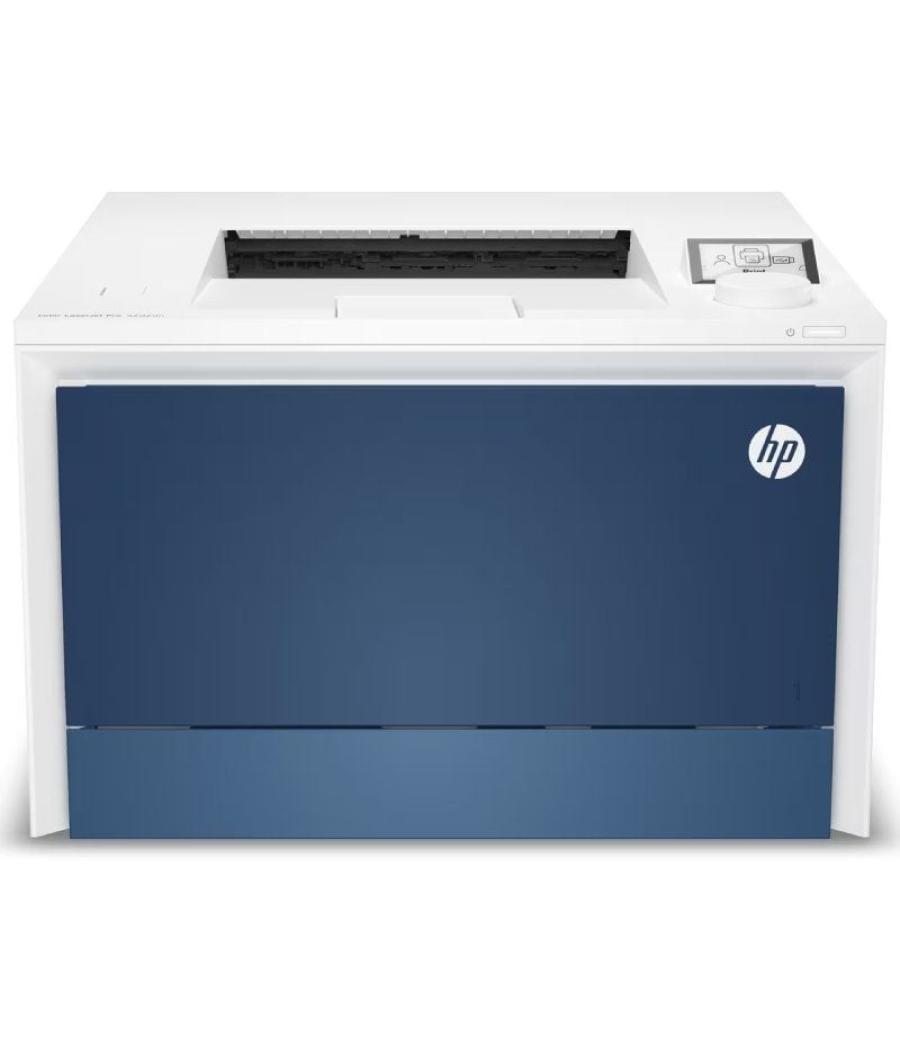 Impresora láser color hp laserjet pro 4202dn dúplex/ blanca y azul