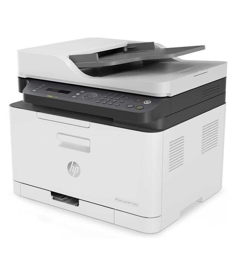 Multifunción láser color hp 179fnw wifi/ fax/ blanca