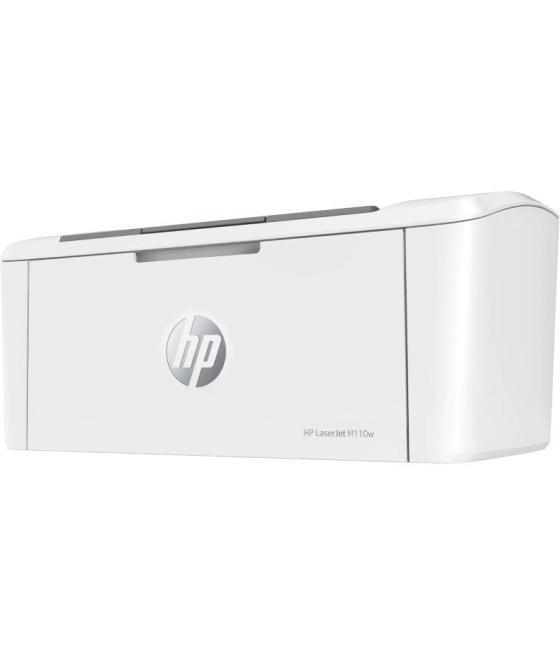Impresora láser monocromo hp laserjet m110w/ wifi/ blanca
