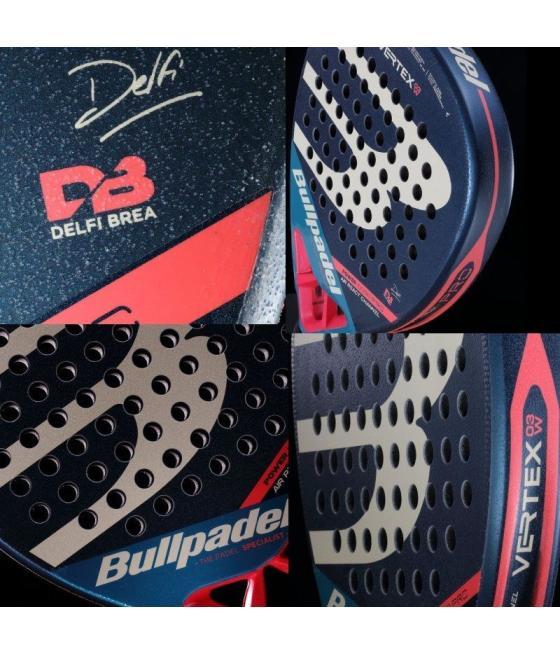 Pala de pádel bullpadel delfi brea vertex 03 pro woman 2023/ azul