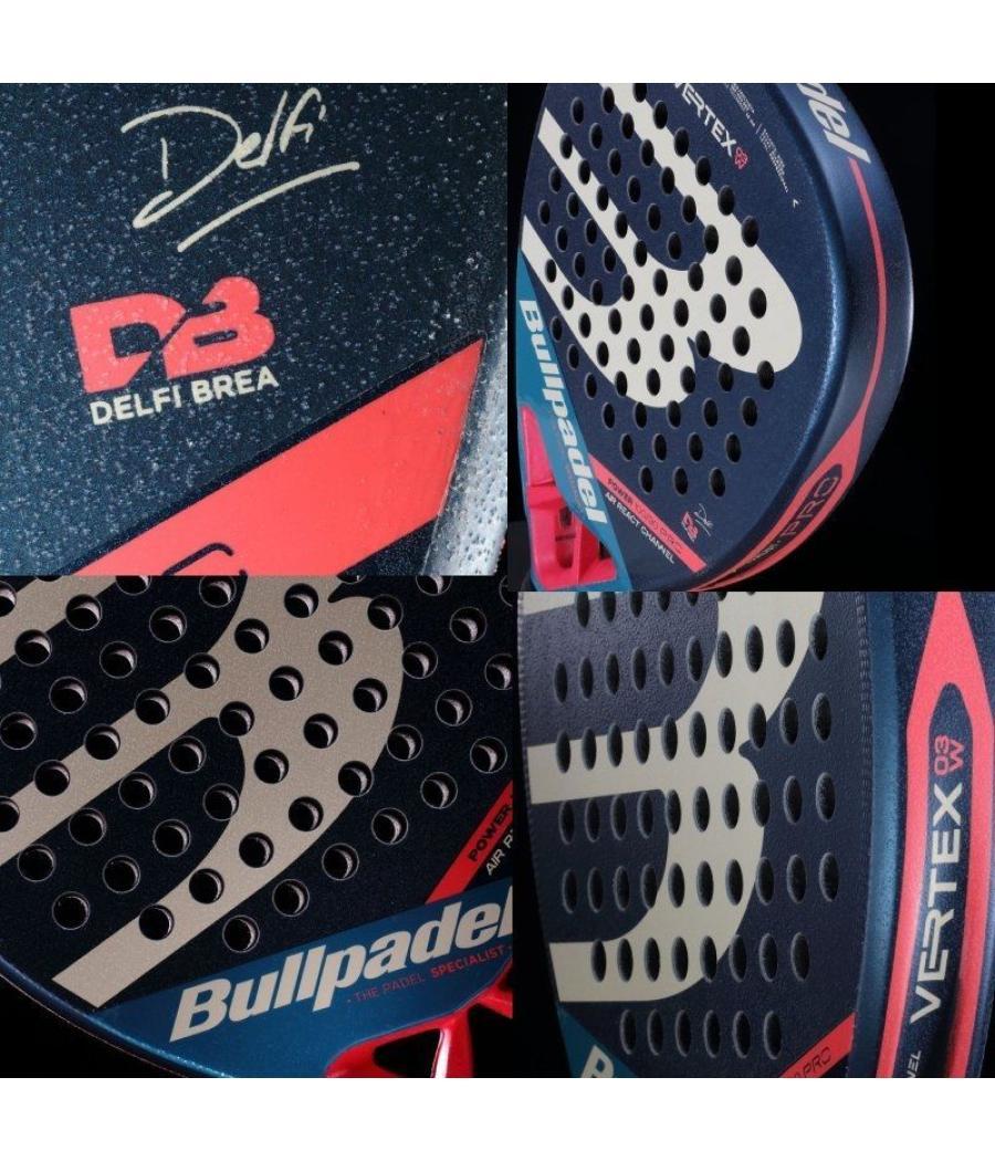 Pala de pádel bullpadel delfi brea vertex 03 pro woman 2023/ azul