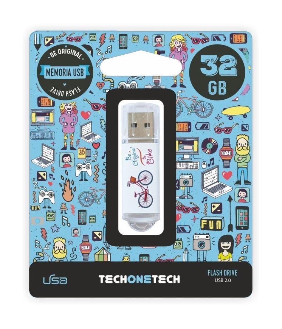 Pendrive 32gb tech one tech be bike usb 2.0