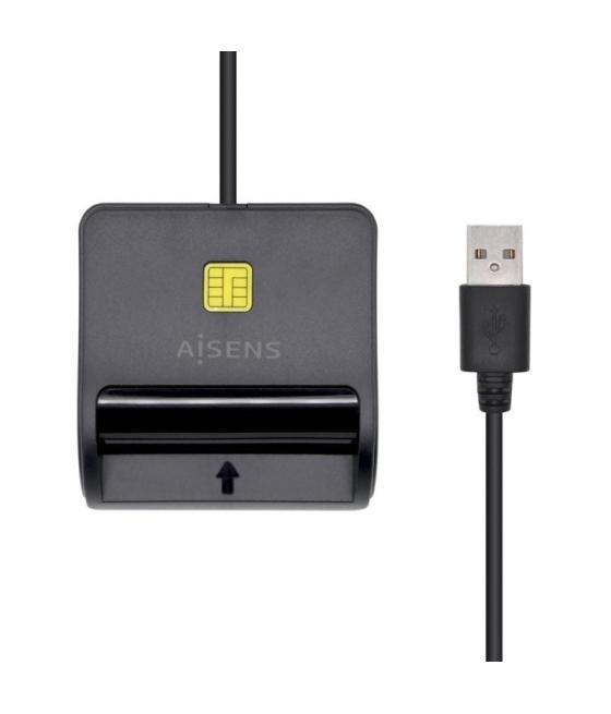 Lector de dni aisens ascr-sn01-bk/ negro