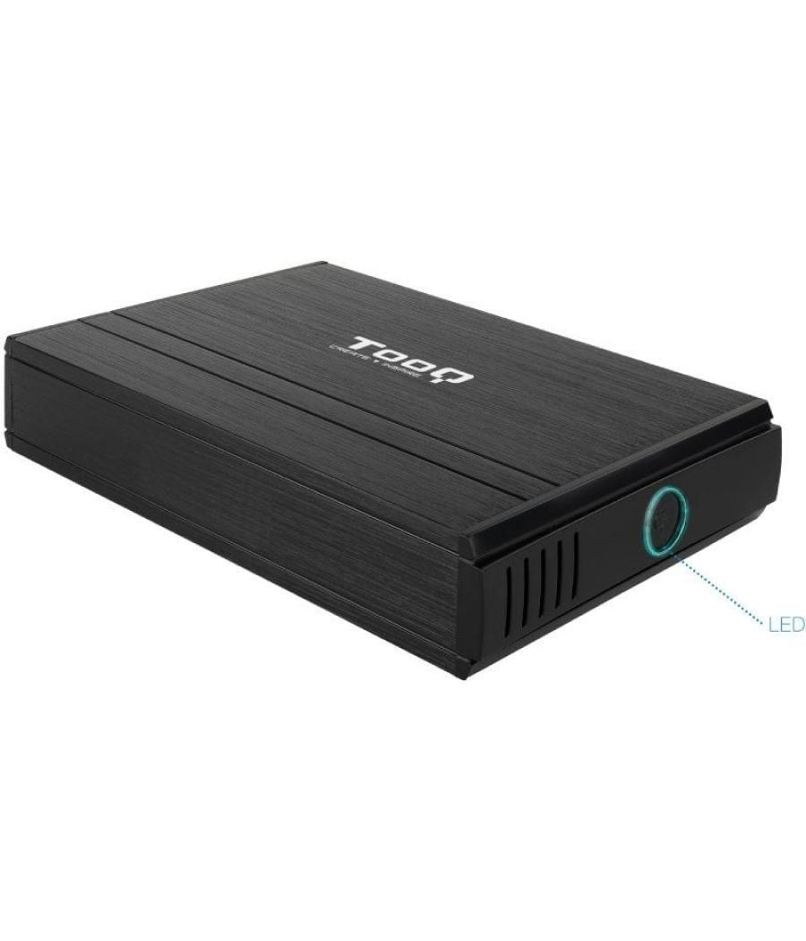 Caja externa para disco duro de 3.5' tooq tqe-3520b/ usb 2.0