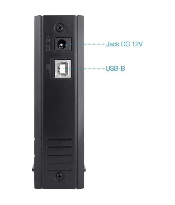 Caja externa para disco duro de 3.5' tooq tqe-3520b/ usb 2.0
