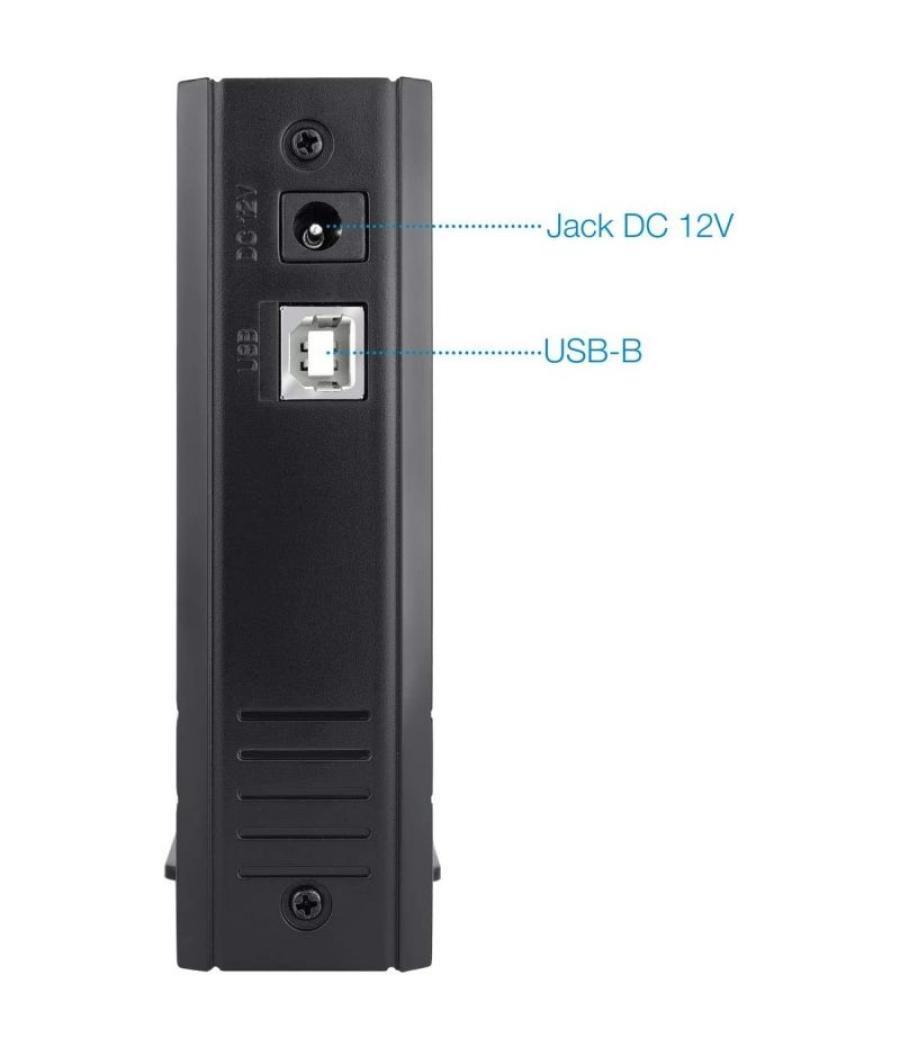 Caja externa para disco duro de 3.5' tooq tqe-3520b/ usb 2.0