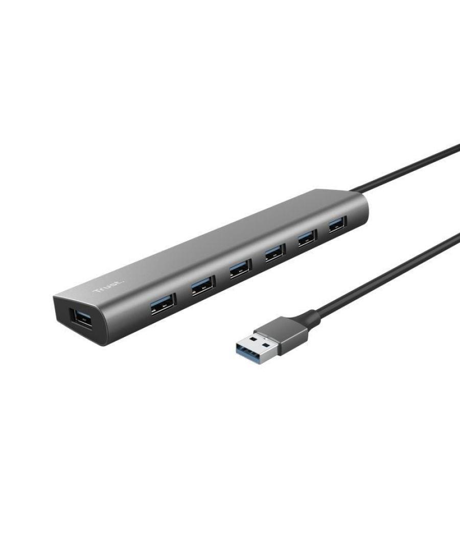 Hub usb 3.2 gen1 trust halyx/ 7xusb/ 1xusb-c