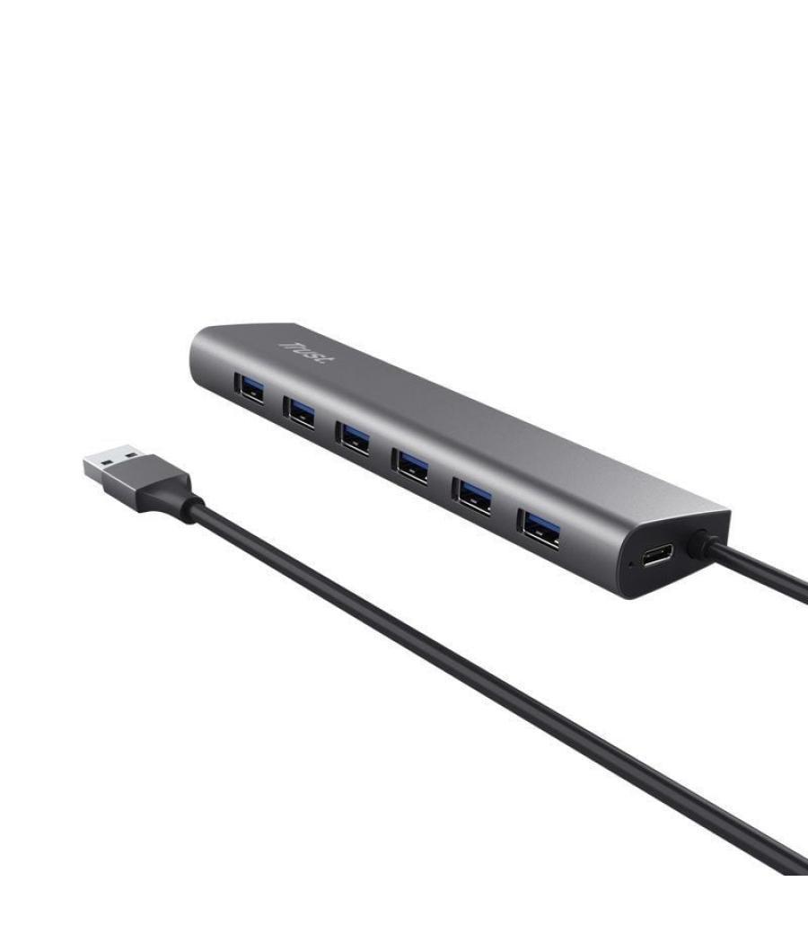 Hub usb 3.2 gen1 trust halyx/ 7xusb/ 1xusb-c