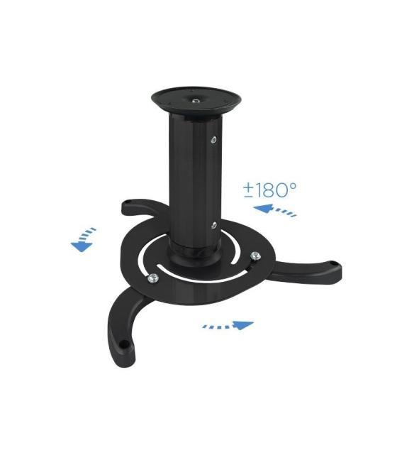 Soporte de techo para proyector tooq pj1010tn-b/ inclinable-giratorio/ hasta 10kg