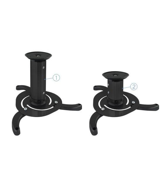 Soporte de techo para proyector tooq pj1010tn-b/ inclinable-giratorio/ hasta 10kg