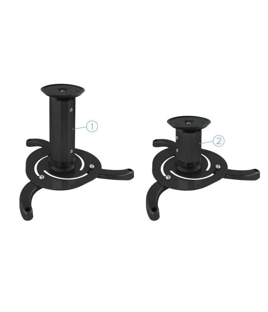 Soporte de techo para proyector tooq pj1010tn-b/ inclinable-giratorio/ hasta 10kg