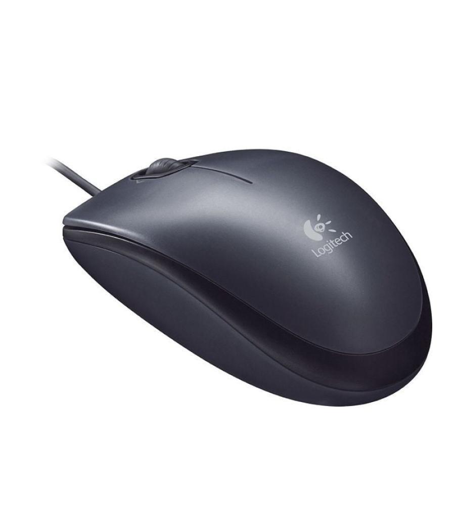 Ratón logitech m90/ hasta 1000 dpi/ gris v2