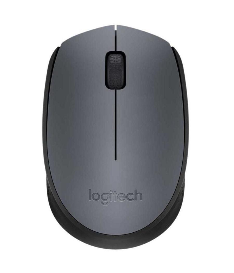 Ratón inalámbrico logitech m170/ hasta 1000 dpi/ gris