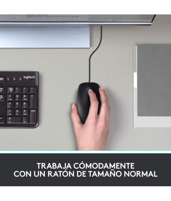 Ratón logitech b100 oem/ hasta 800 dpi