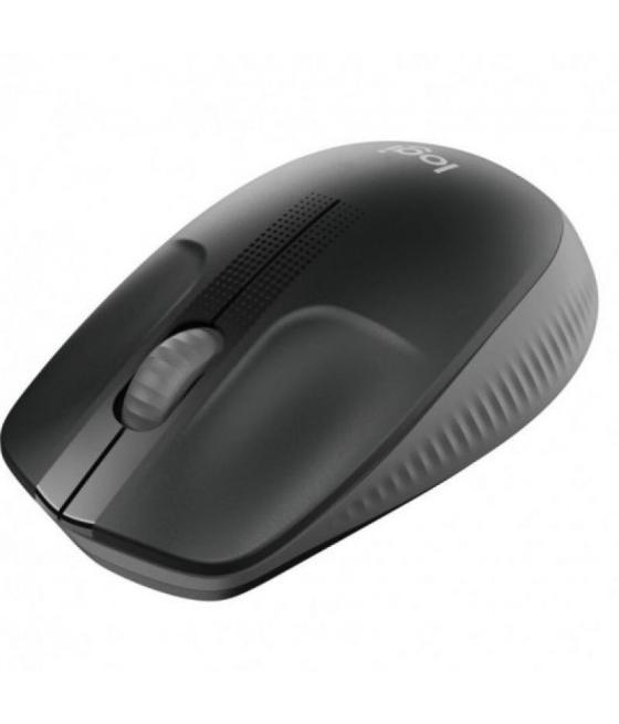 Ratón inalámbrico logitech m190/ hasta 1000 dpi/ gris marengo