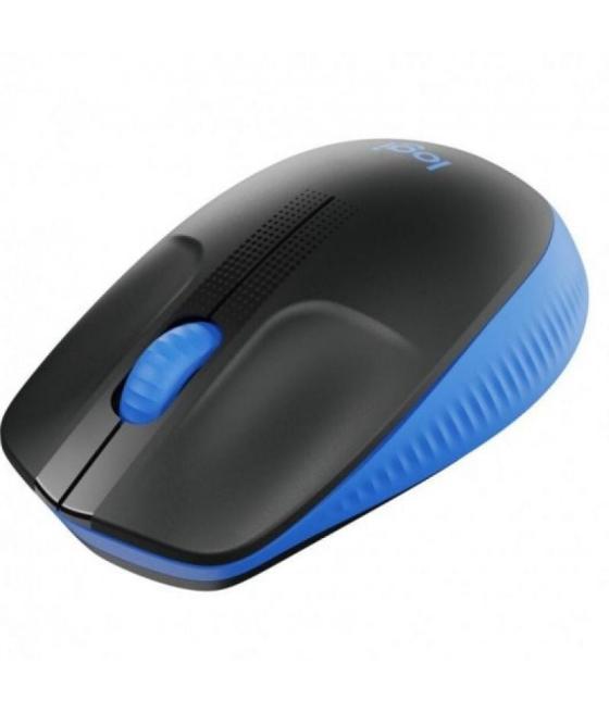 Ratón inalámbrico logitech m190/ hasta 1000 dpi/ azul