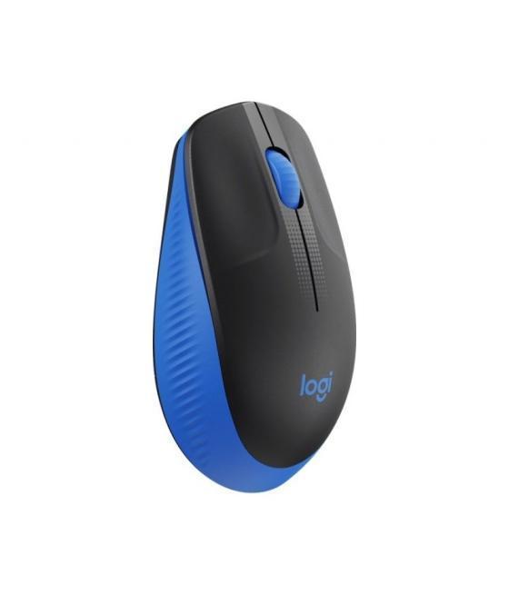 Ratón inalámbrico logitech m190/ hasta 1000 dpi/ azul