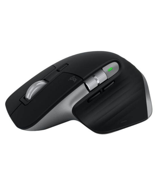 Ratón ergonómico inalámbrico por bluetooth logitech mx master 3s for mac/ batería recargable/ hasta 8000 dpi/ gris espacial