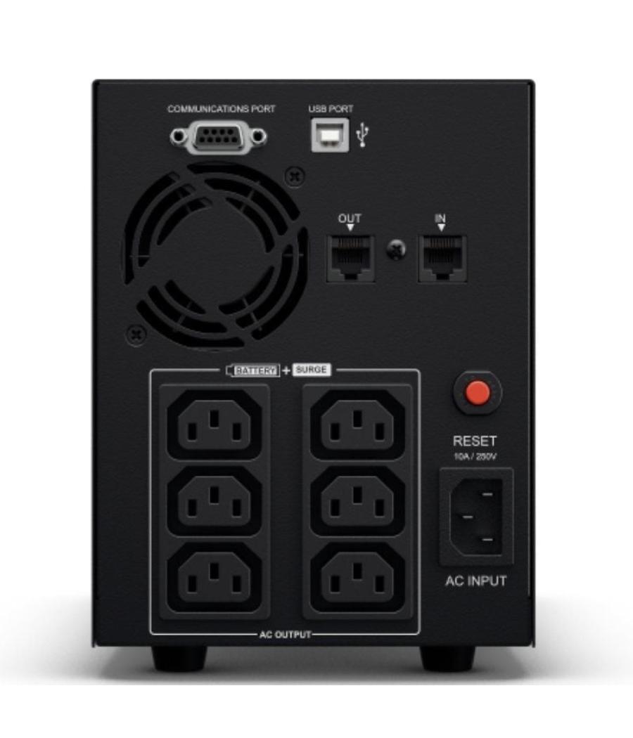 Sai línea interactiva cyberpower value2200eilcd/ 2200va-1320w/ 6 salidas/ formato torre