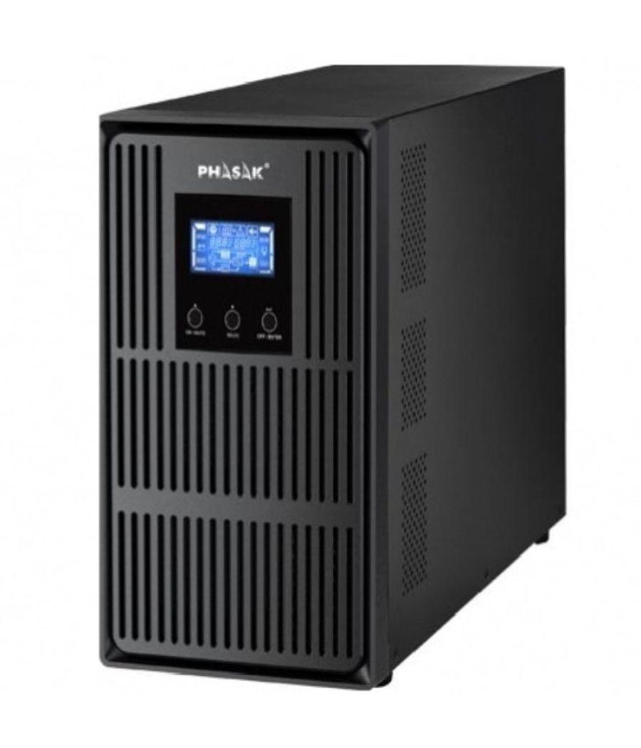 Sai online phasak conqueror pro 3000 va online lcd/ 3000va-2700w/ 3 salidas/ formato torre