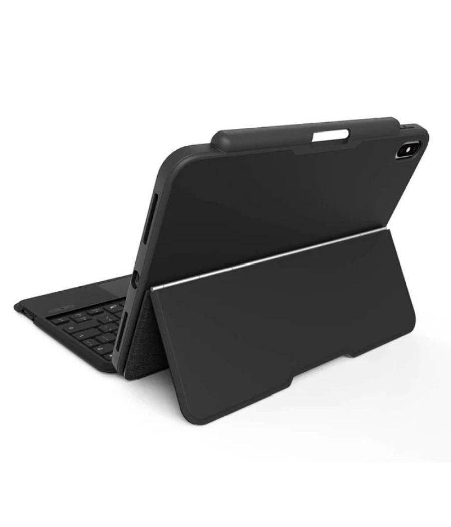 Funda con teclado gecko v10kc61-es para tablet ipad 2022 de 10.9'/ negra