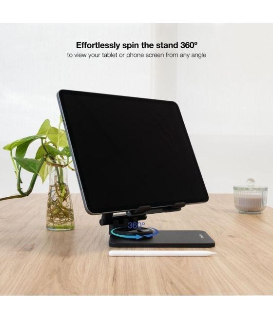 Soporte para smartphone/tablet tooq ph-hermes-halley/ negro