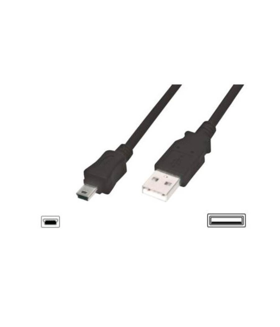 Cable usb 2.0 tipo a - b mini (5pin) 1,8m