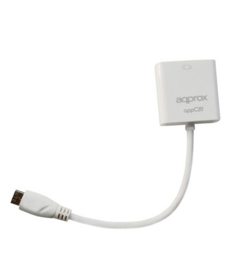 Adaptador mini hdmi a vga approx appc20