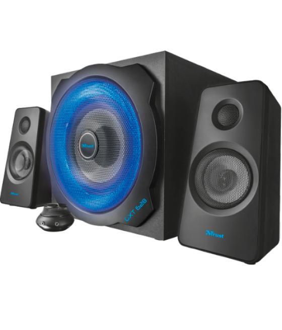 Altavoces 2.1 trust gaming gxt 628 tytan iluminated rms 60w (compatible pc y consolas) 20562