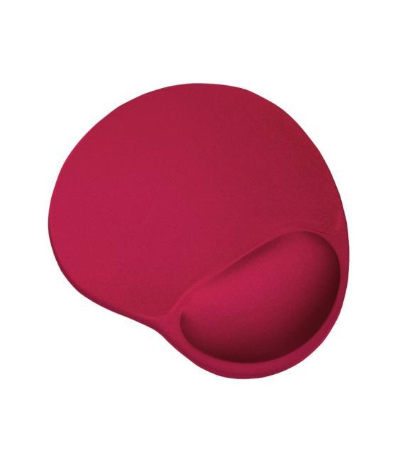 Alfombrilla trust bigfoot gel - base antideslizante - superficie de microfibra color rojo 20429