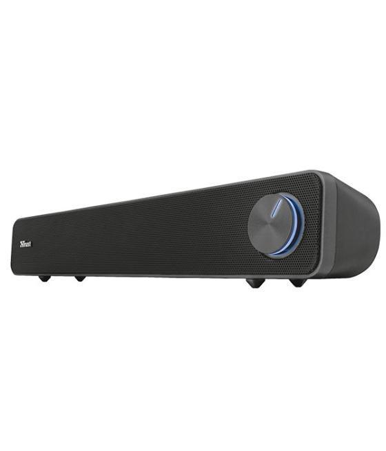 Barra de sonido trust arys horizontal 6w control de volumen usb power 22946
