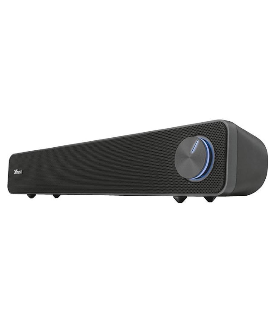 Barra de sonido trust arys horizontal 6w control de volumen usb power 22946