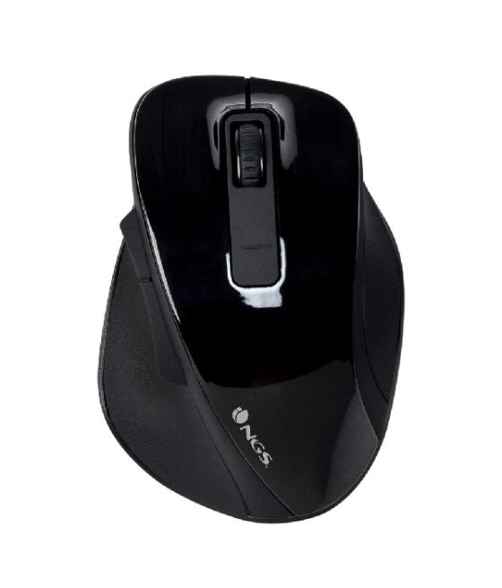 Mouse ngs wireless bow black 1200dpi 2.4ghz nano receptor usb color negro