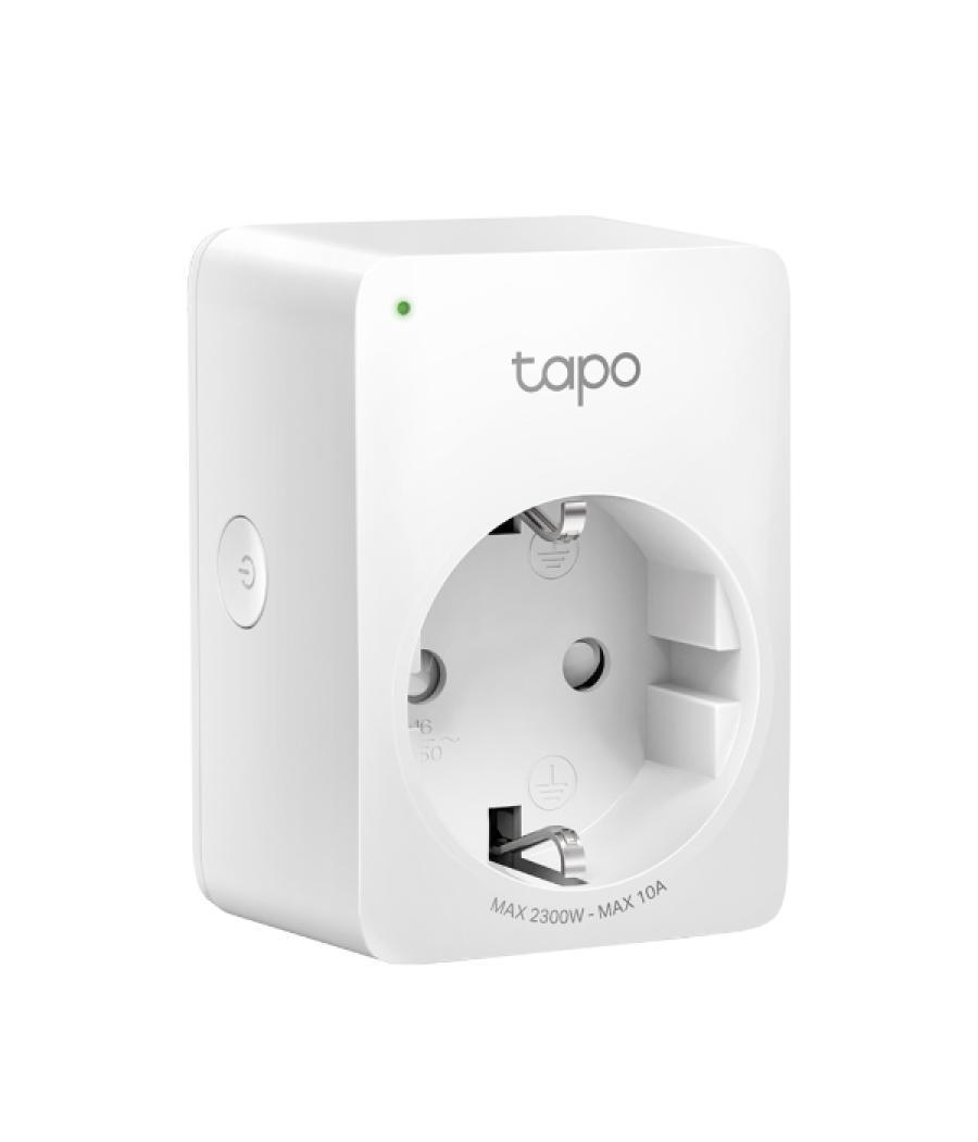 Enchufe inteligente wifi tp-link tapo p100 2.4ghz configuracion horarios y fechas , modo ausente, diseño compacto