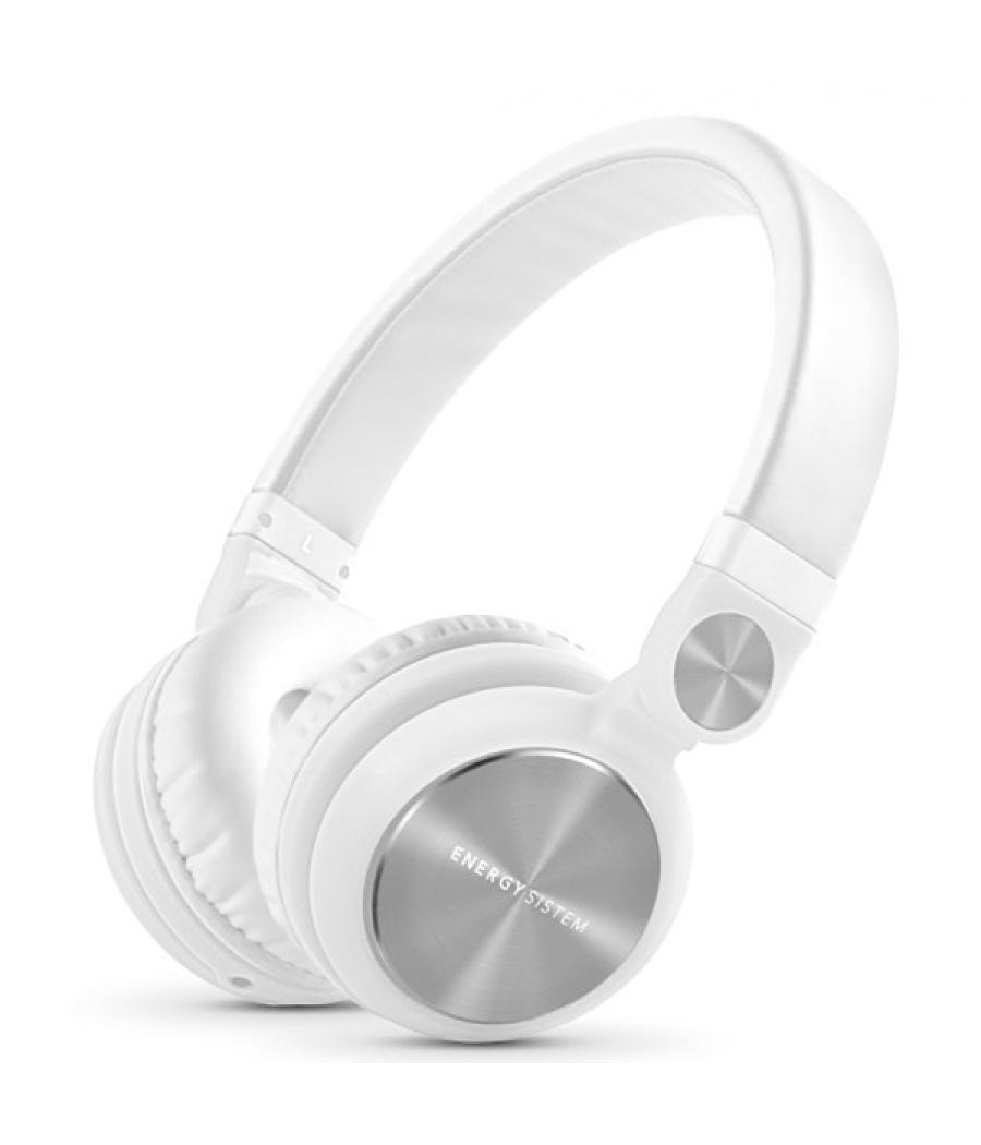 Headset energy sistem dj2 white con microfono , cable extraible 3.5mm control talk, driver 40mm promo