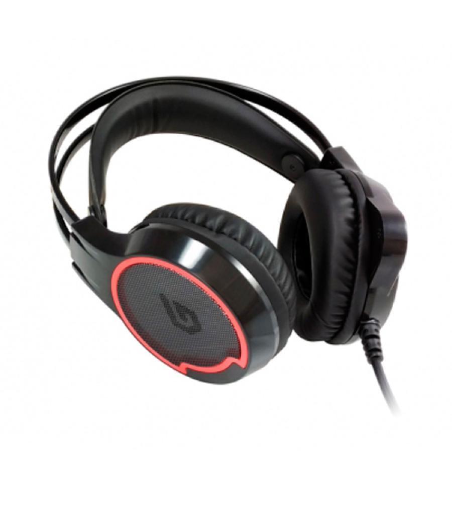 Headset gaming 7.1 athan01b compatible pc, ps3, ps4 luces led conceptronic