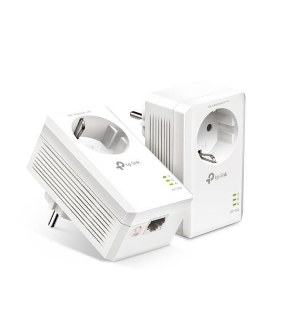 Homeplug tp-link powerline 1000mb pa7017kit passthrough 1p giga kit 2 unidades